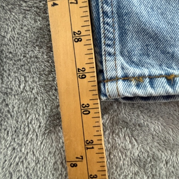 ASOS DESIGN High Rise Farleigh Slim Fit Mom Jeans Womens 30x30 Light Wash - Picture 7 of 8